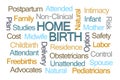 Home Birth Word Cloud