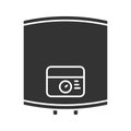 Home boiler glyph icon