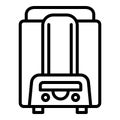 Home boiler icon, outline style