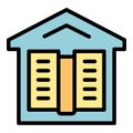 Home book icon vector flat Royalty Free Stock Photo
