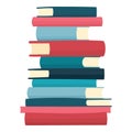 Home book literature icon cartoon vector. Study library Royalty Free Stock Photo