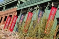 FENWAY PARK, Boston, Ma, banners of former players