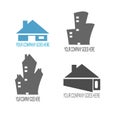 Home and building contruction logo design