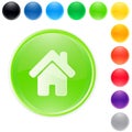 Home button vector set Royalty Free Stock Photo
