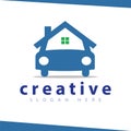 Home Car Logo vector abstract