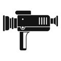 Home cinema projector icon, simple style Royalty Free Stock Photo