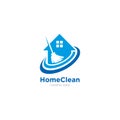 Home Clean Creative Concept Logo Design Template