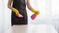 home cleaning housework service furniture hygiene Royalty Free Stock Photo