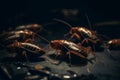Home cockroaches. Generate Ai Royalty Free Stock Photo