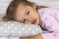 home, comfort, childhood, insomnia, sleeplessness, sweet dream- little sad authentic toddler sibling kid child girl in