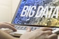 Home computing big data Royalty Free Stock Photo
