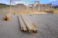 Home Construction Building Structure Wood Frame Royalty Free Stock Photo