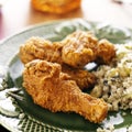 Home cooked fried chicken