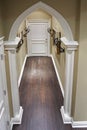 Home corridor with decorative metal details. Royalty Free Stock Photo