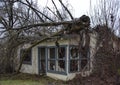 Home Crushed by Fallen Tree in Oregon