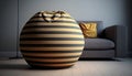 Home decor Sitting Ball. Generative AI