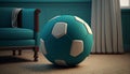 Home decor Sitting Ball. Generative AI