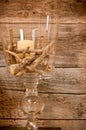 Home decorations in large glass Royalty Free Stock Photo