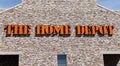 The Home Depot Store Sign Royalty Free Stock Photo