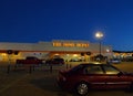 The Home Depot store at sunrise or sunset