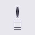 Home Diffuser Outline Icon For Logo. Vector illustration