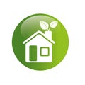 Home ecology green icon