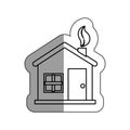 home ecology isolated icon