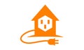 Home Electricity Logo Design Template