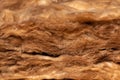 Isolated closeup of fiberglass insulation. Royalty Free Stock Photo