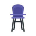 Home feeding chair icon flat isolated vector Royalty Free Stock Photo