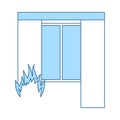 Home Fire Icon Royalty Free Stock Photo