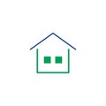 Home flat icon Royalty Free Stock Photo