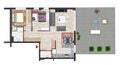 Home floor plan Royalty Free Stock Photo