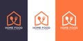 Home food logo design vector