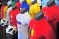Home football shirts of FIFA World Cup Russia 2018 teams Royalty Free Stock Photo