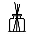 Home freshener diffuser icon, outline style