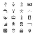 Home furniture flat icons