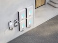 Home garage with ev charger and energy storage system