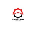 Home Gear Logo Design Template Inspiration Royalty Free Stock Photo