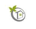 home green 2 logo icon template