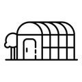 Home greenhouse icon, outline style