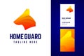 Home guard logo and business card template.