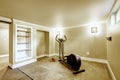 Home gym interior.