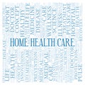 Home Health Care word cloud Royalty Free Stock Photo