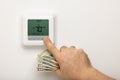 Home Heating and Cooling Costs Royalty Free Stock Photo