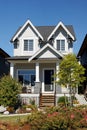 Home House Exterior Canada Small Compact Design Royalty Free Stock Photo