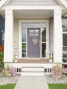 Home House Front Door Design Lavender Paint Exterior Front Porch