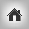 Home house icon vector illustration real estate concept for graphic design, logo, web site, social media, mobile app, ui Royalty Free Stock Photo
