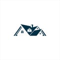 Home house real estate residential building property logo