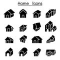 Home, House, Residential ,Apartment icon set